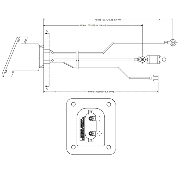 E-Z-GO 36/72 Volt D-Plug Receptacle Kit | SKU KITS0163