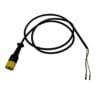 Accusense Charge Hardwired Output Cord with Star EV Yellow Connector | SKU KITS0257