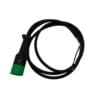 Accusense Charge Hardwired Output Cord with Star EV Green Connector | SKU KITS0259