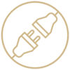 Plug In Icon Circle