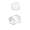 PCB R/A MNT Power Connector | SKU AS18-DTF13-6PS